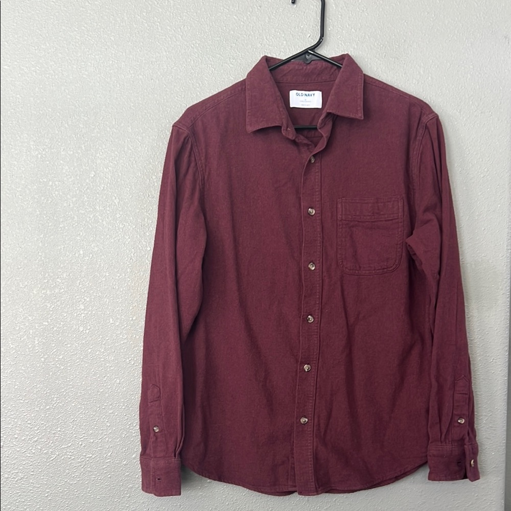 Men's Burgundy Shirt